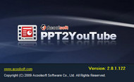 Acoolsoft PPT2YouTube screenshot